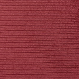 English Elm 360° Oversized Swivel Lounge Chair with 38" Deep Seat Dual-Layer Cushion Corduroy Accent Pillows Red N719S002100J