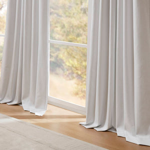 English Elm 2-pk 52x108 Inch Total Blackout Curtain Panels Noise Reducing Bedroom Theater White B035P496617