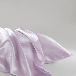 English Elm Satin Luxury Sheet Set King - Sumptuous Silky Comfort With Deep Pockets & 4 Pillowcases For Elegance B035P294200-GIGA