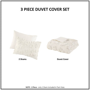 English Elm Animal Chenille Duvet Cover Set For Twin/Twin Xl Beds - Soft, Playful Design With Easy Care! B035P294495