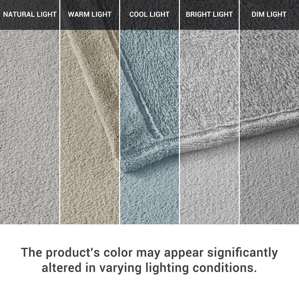 JLA Home True North by Sleep Philosophy - Micro True North Soloft Micro Plush Sheet Set – Brushed Both Sides, Lightweight Warmth, OEKO‑TEX Safe Comfortable Care Grey BL20-0872