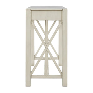 English Elm U_Style 60'' Modern Acacia Console Table With 4 Drawers & Open Shelf - Perfect For Entryways & Living Rooms N711P289747A-GIGA