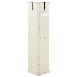 English Elm Lighted Corner Curio Cabinet with Led Glow Tempered Glass Shelves and Mirrored Back W2275P292641