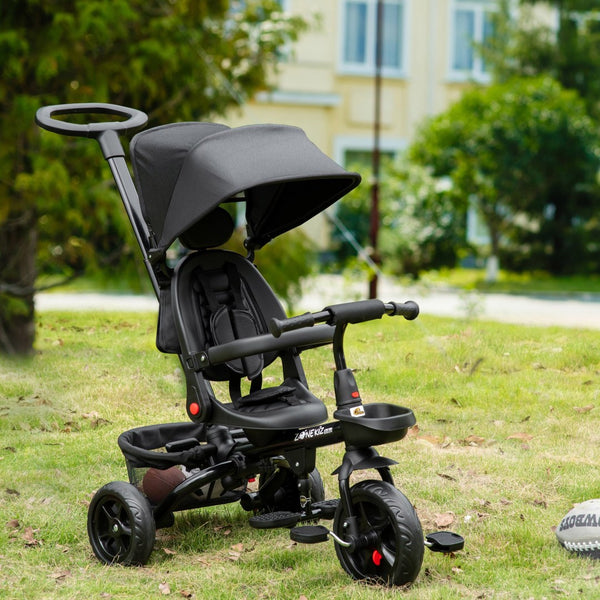 English Elm Qaba 4 in 1 Convertible Kids Trike with Reversible Seat and Adjustable Push Handle W2225P217779