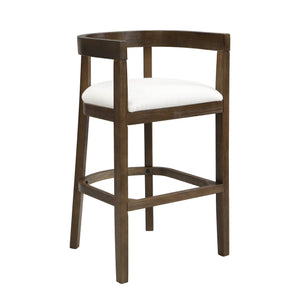 English Elm Christopher Knight Home® - Bar Stools Set Of 2 - Contemporary Rubberwood Design With Soft Upholstered Comfort For Home Bars N771P284165T
