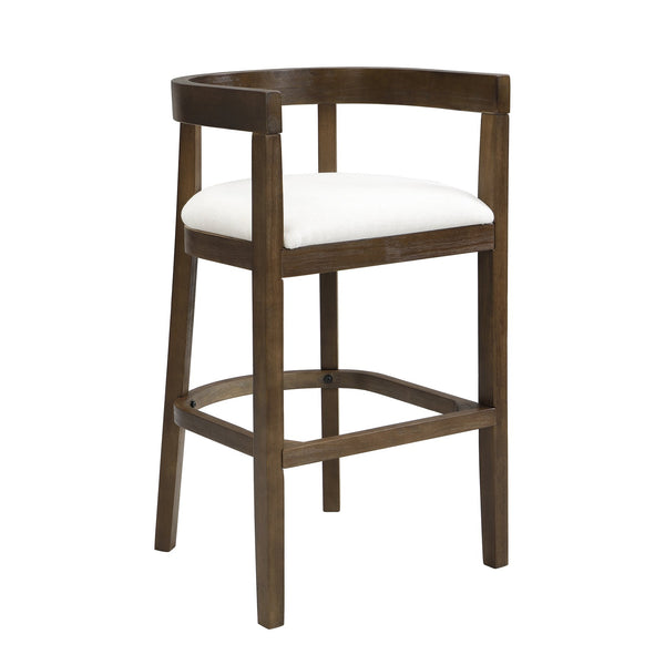English Elm Christopher Knight Home® - Bar Stools Set Of 2 - Contemporary Rubberwood Design With Soft Upholstered Comfort For Home Bars N771P284165T