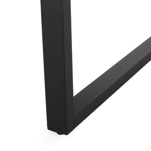 English Elm Christopher Knight Home® - Outdoor Dining Set - Modern Aluminum Table & 6 Comfortable Rope-Woven Chairs For Patio Elegance N768P196697G_66959.00BLK