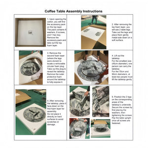 English Elm Pink Natural Marble Coffee Table – Elegant Round Design For Living Rooms, Versatile & Unique Décor W1696P314930-GIGA