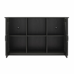 English Elm 55 Gallon Aquarium Terrarium Stand with Mesh Doors Open Storage Industrial Frame B2733P436848