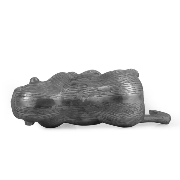 English Elm Christopher Knight Home® - Ape Porterdale Handcrafted Aluminum Decorative Figurine in Polished Silver — Modern Nature Accent 71644.00