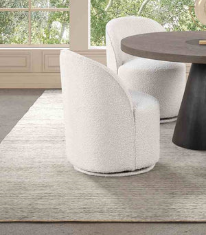 English Elm Contemporary Northall Arm Chair with Sleek Upholstery and Minimalist Profile for Modern Dining Spaces White 25 L x 27 W x 34 H B2741P406968