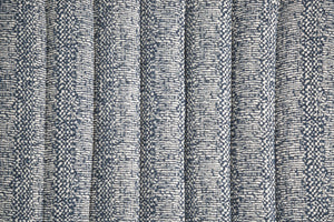 English Elm Transitional Westerham Arm Chair Set of 2 — Dark Cherry wood, upholstered comfort, gold-capped legs elegance Blue,Gray 43 L x 19 W x 15 H B2741P409549