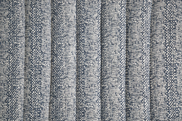 English Elm Transitional Westerham Arm Chair Set of 2 — Dark Cherry wood, upholstered comfort, gold-capped legs elegance Blue,Gray 43 L x 19 W x 15 H B2741P409549