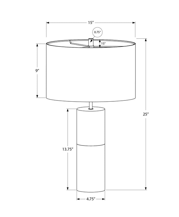 English Elm Lighting, Textured Ceramic Table Lamp with Fabric Shade and 3-Way Rotary Switch for Ambient Glow Black 19 L x 19 W x 17 H B2710P220093