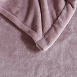 Beautyrest Heated Plush Casual Blanket BR54-0657 Lavender