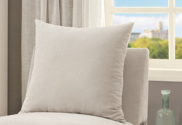 English Elm Beige Padded Chenille Chair with Nailhead Trim and Welt Accents, Ivory Transitional Seat, 26.5x38.5x37.5" B2741P375944