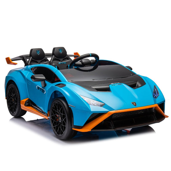 English Elm Lamborghini Huracan Sto 24v Kids Ride on Drift Car with Led Lights and Remote W1578P210769