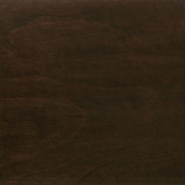 English Elm Arvin Cappuccino 5 Piece Dining Set with Bench, Tapered Legs, Faux Leather Seats, Modern Oak Finish B062P337752