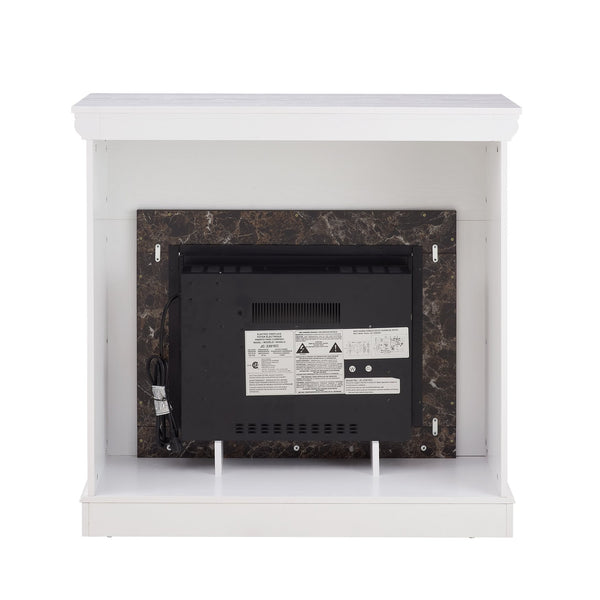 English Elm Electric Fireplace With Classic Mantel Surround, 3D Flame, Remote Control & Adjustable Heat Settings W1758S00031