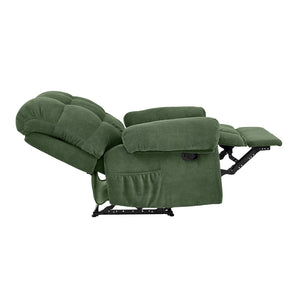 English Elm Camel Overstuffed Manual Recliner with High Density Padding for Modern Living Rooms Army Green W5568P449824