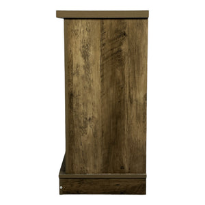 English Elm Sideboard Antique Gray Farmhouse Storage Cabinet with Sliding Doors 36.8" Buffet Table Durable Wood W1412P176887
