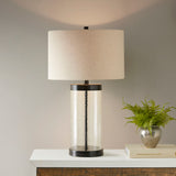 INK+IVY Macon  Glass Cylinder Table Lamp MP153-0179 Clear