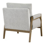 OSP Home Furnishings Faber Wood Frame Armchair Smoke