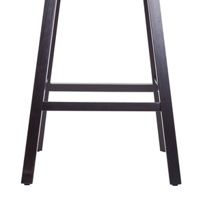 English Elm Christopher Knight Home® - 33.25" Swivel Counter Stools Set of 2 — 360° Faux Leather Bar Stools with Tufted Back, Footrest, Adjustable Feet WF532108BRN