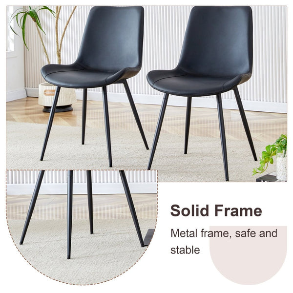 English Elm Scalable Extendable Dining Set Four Chairs Linen Upholstered Walnut Base Modern Walnut+Black W1151S04699
