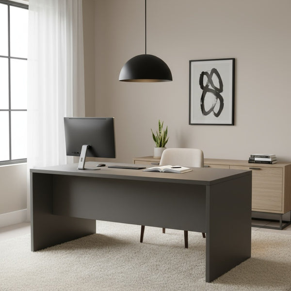 English Elm 24 Inch Matte Black Led Pendant with Etched Glass Diffuser for Dining or Kitchen B370P399378
