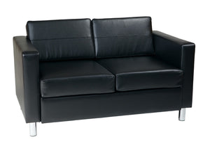 OSP Home Furnishings Pacific LoveSeat Black