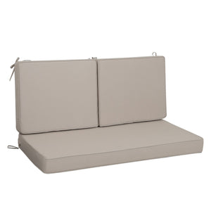 English Elm Outdoor Deep Seat Cushions for Patio Furniture Waterproof Replacement Chair Cushions Set of 2 17x15x16 Durable Comfort Beige W419P290499