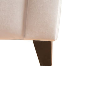 English Elm Christopher Knight Home® - ALDEN Velvet Armed Storage Bench in Ivory — 47" Long Upholstered Ottoman with Padded Seat & Hidden Storage 59338.00NVLT