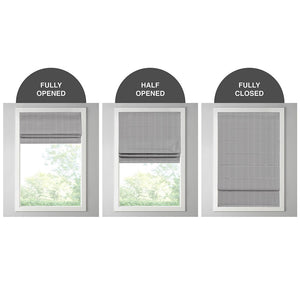 English Elm Basketweave Room Darkening Roman Shade with Thermal Foam Backing, Cordless, OEKO-TEX Certified taupe 6.08 L x 10.5 W x 7.5 H B03598290