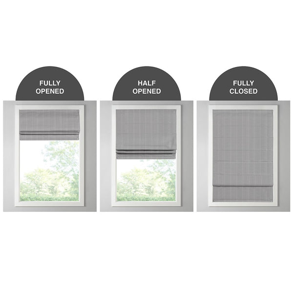 English Elm Basketweave Room Darkening Roman Shade with Thermal Foam Backing, Cordless, OEKO-TEX Certified taupe 6.08 L x 10.5 W x 7.5 H B03598290