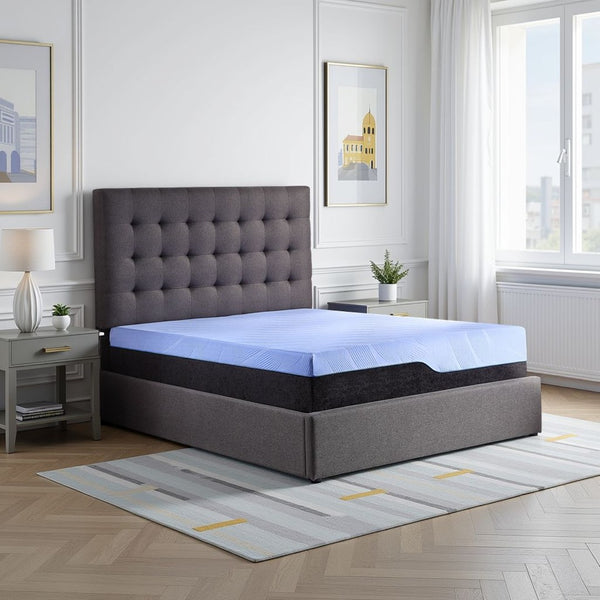 English Elm Refresh 12 Inch Cal King Hybrid Mattress with Cooling Gel Foam and Wrapped Coils B210P286860
