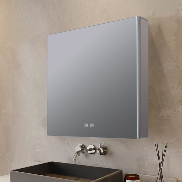 English Elm Corsica Frameless Led Medicine Cabinet with Defogger for Modern Bathrooms B2731P477795