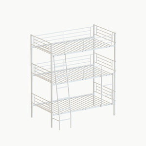 English Elm Black Metal Loft Bed with Built-in Desk Rgb Led Lighting and Charging Station White W1671S00003