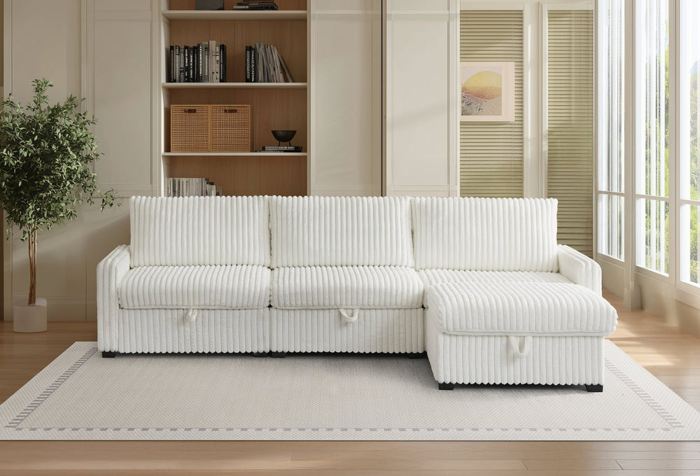 English Elm Living Room Chesterfield Tufted Upholstered Sofa Set - Soft Chenille Fabric, Elegant & Durable Design W1708S00039