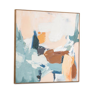 English Elm Cherish Abstract Canvas Wall Art Textured Acrylic Gallery Framed Living Room Decor B2769P498430