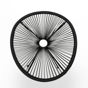 English Elm Christopher Knight Home® - ANSON Woven Outdoor Chair Set of 2 with Steel Frame — Modern Hammock Weave Design for Patio Comfort Black N773P188736B