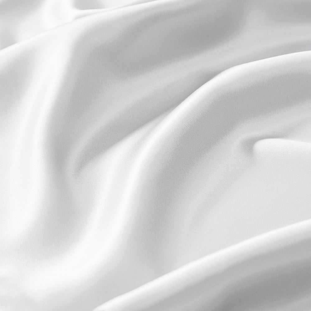 JLA Home Madison Park - 100% Mulberry silk pillowcase 25mm 6A 25 momme OEKO-TEX hidden zipper reduces hair breakage White MP21-7474