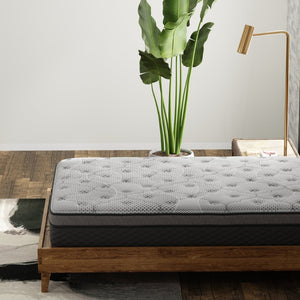 English Elm Cs Hybrid King Mattress with Gel Foam and Pocketed Coils for Balanced Sleep B337P293524