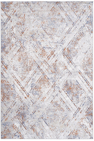 English Elm Loom Geometric Area Rug 5X7 Beige - Stylish, Stain-Resistant, Non-Shedding For Home & Office Spaces B335P289537