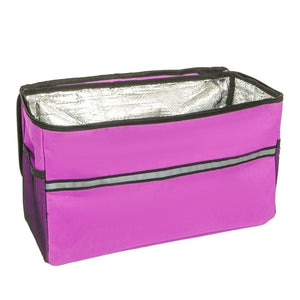 English Elm 3-in-1 Folding Wagon with Convertible Bench Seat Steel Frame 500lb All Terrain Purple W2932P390468
