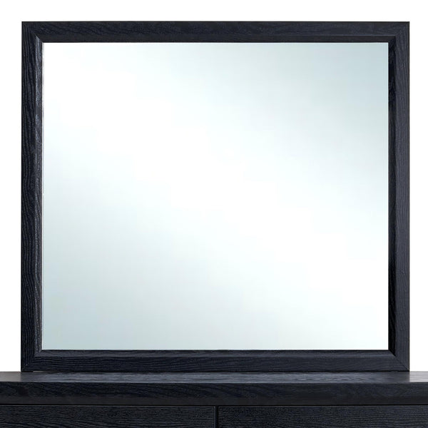 English Elm Glasgow Contemporary Dresser Mirror with Low-Distortion Glass and Sleek Frame for Modern Bedrooms Black 39 L x 42 W x 3 H B078P349545