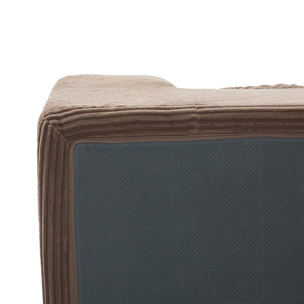 English Elm UNITED Cloud Couch Modular Sectional Sofa with Corduroy Cover, Ergonomic 2-Seater, No Assembly Needed Brown W1568P371124