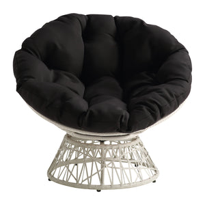 OSP Home Furnishings Papasan Chair Black