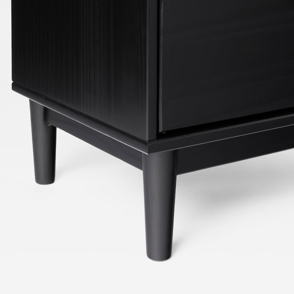 Lee Mid-Century Modern 2-Drawer Nightstand with Sleek Design and Spacious Storage for Every Space