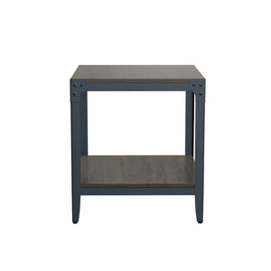 English Elm Wallace & Bay - Brown End Table - Elegant Modern Farmhouse Accent Table With Solid Wood, Versatile & Easy Care Design B2709P212399-GIGA